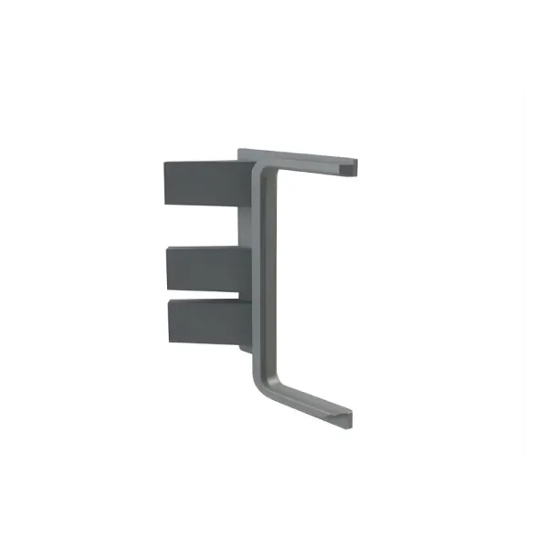 Joint for single profile GOLA II, angular, outer, grey