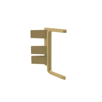 Joint for single profile GOLA II, angular, outer, gold