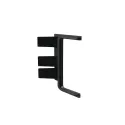 Joint for single profile GOLA II, angular, outer, black