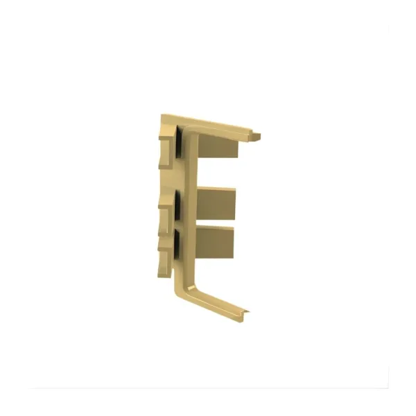 Joint for single profile GOLA II, angular, inner, gold
