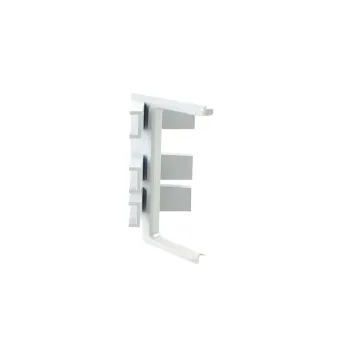 Joint for single profile GOLA II, angular, inner, white