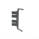 Joint for double profile GOLA II, angular, outer, grey