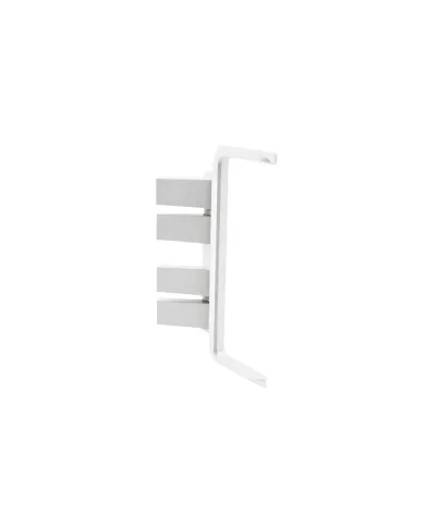 Joint for double profile GOLA II, angular, outer, white
