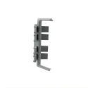 Joint for double profile GOLA II, angular, inner, grey