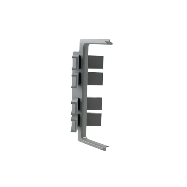 Joint for double profile GOLA II, angular, inner, grey