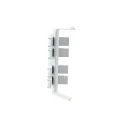 Joint for double profile GOLA II, angular, inner, white