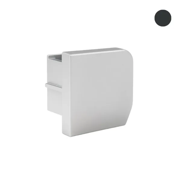 Endcap for oven protection profile GOLA II, plastic, black