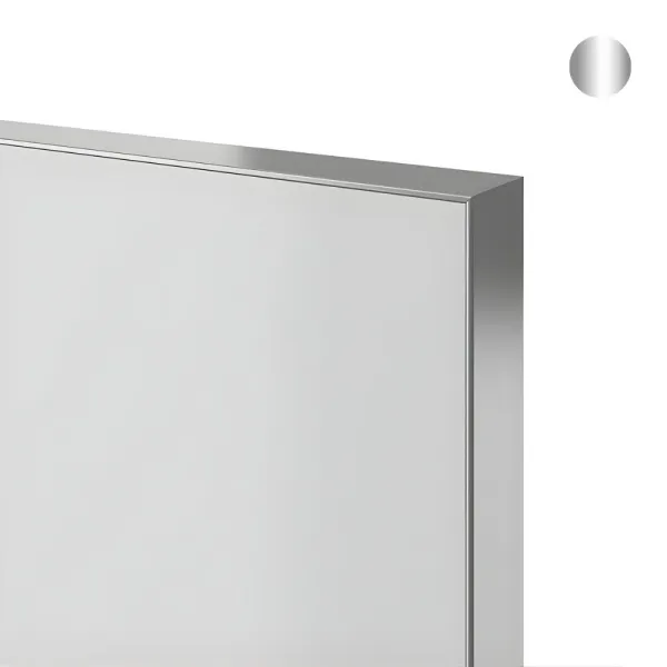 Frame profile 11, for gluing, L3500mm, aluminium anodized
