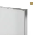 Frame profile 11, for gluing, L3500mm, brushed gold