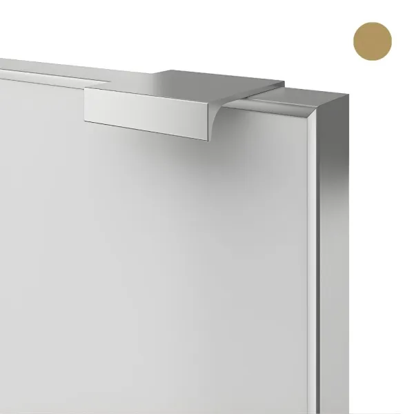 Aluminum profile for handle L3500mm brushed gold