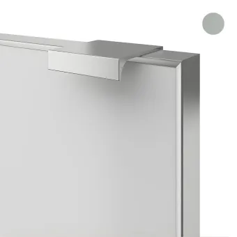 Aluminum profile for handle L3500mm stainless steel