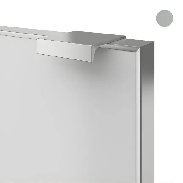 Aluminum profile for handle L3500mm stainless steel