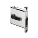 Hinge pockets Conecta, fully integrated, 2 pcs.,  with cover caps, nickel/white