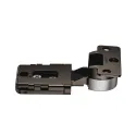 Concealed hinges Conecta, 2pcs., 94°, min.25mm wooden doors, full overlay, with soft close, titanium