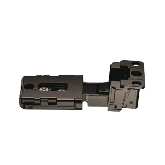 Concealed hinges Conecta, 2pcs., 94°, for aluminium frame doors, full overlay, with soft close, titanium
