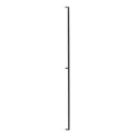 Rankenėlė 00079, cc1056mm, L1066mm, H37mm, juoda šlifuota