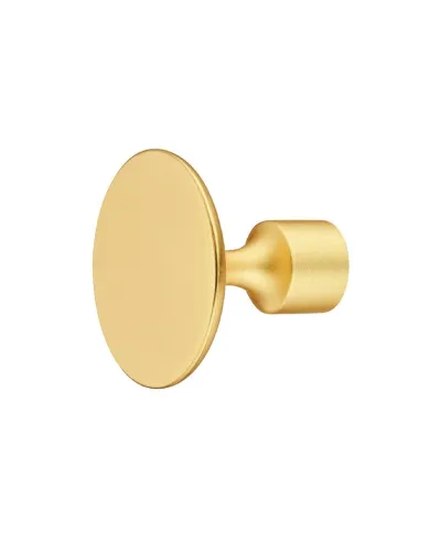 Knob FLOID, Ø35mm, H30mm, brushed gold