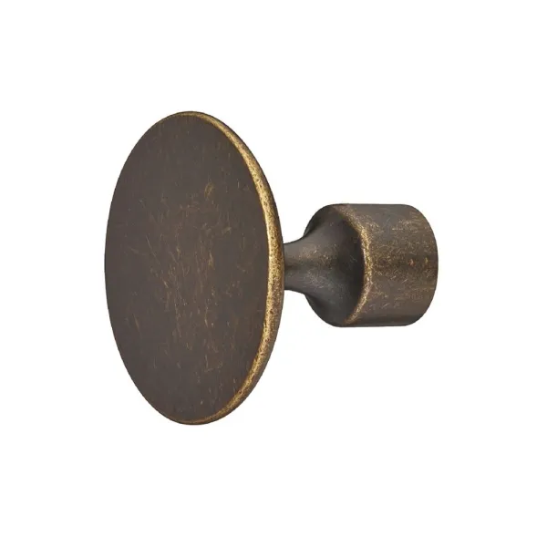 Knob FLOID, Ø35mm, H30mm, antique brass
