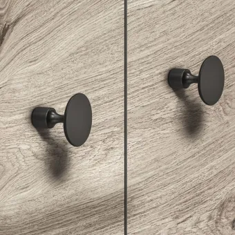 Knob FLOID, Ø35mm, H30mm, matt black