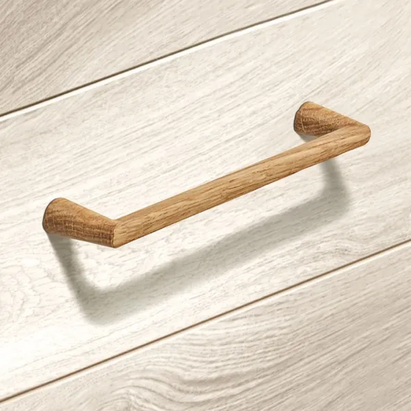 Wooden Handle H2565, cc96mm, L109mm, black