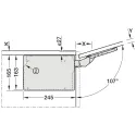 Mechanism FREE SLIM FLAP 1.12, milled, black