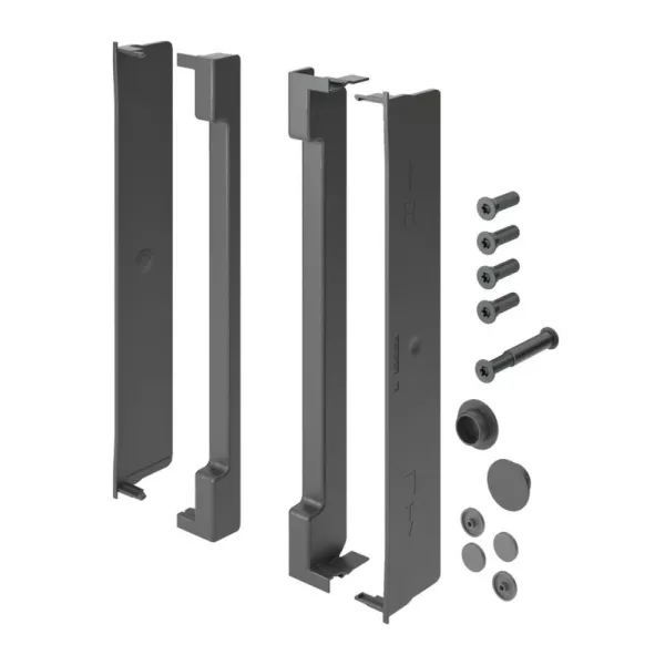 Mechanism FREE SLIM FLAP 1.10 push, milled, anthracite