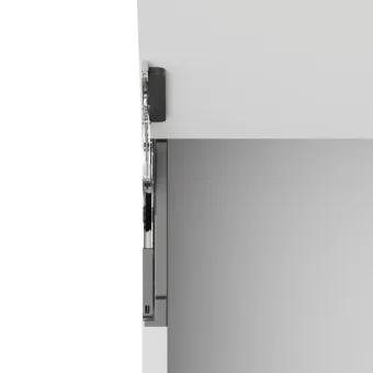 Mechanizmas FREE SLIM FLAP 1.12, įfrezuojamas, pilkas