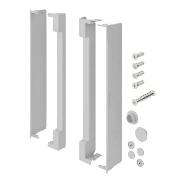 Mechanizmas FREE SLIM FLAP 1.10 push, įfrezuojamas, pilkas