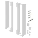 Mechanizmas FREE SLIM FLAP 1.10 push, įfrezuojamas, baltas
