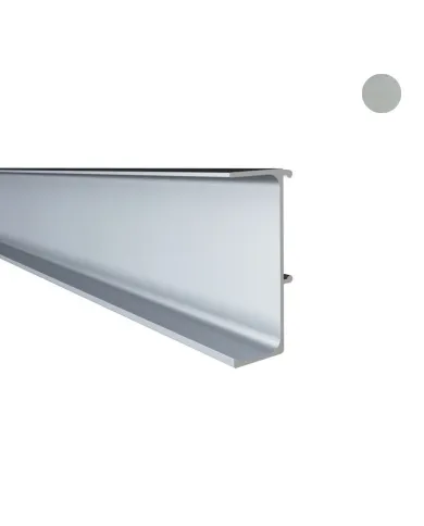 Profilis aliuminio GOLA II, viengubas, L4200mm, nerūdijančio plieno