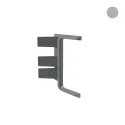 Joint for single profile GOLA II, angular, outer, stainless steel
