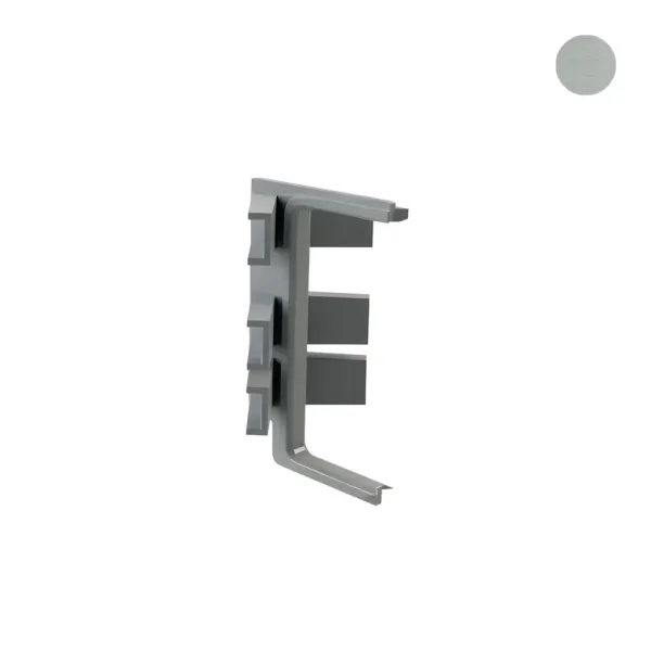 Joint for single profile GOLA II, angular inner, stainless steel