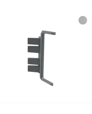 Joint for double profile GOLA II, angular, outer, stainless steel