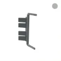 Joint for double profile GOLA II, angular, outer, stainless steel