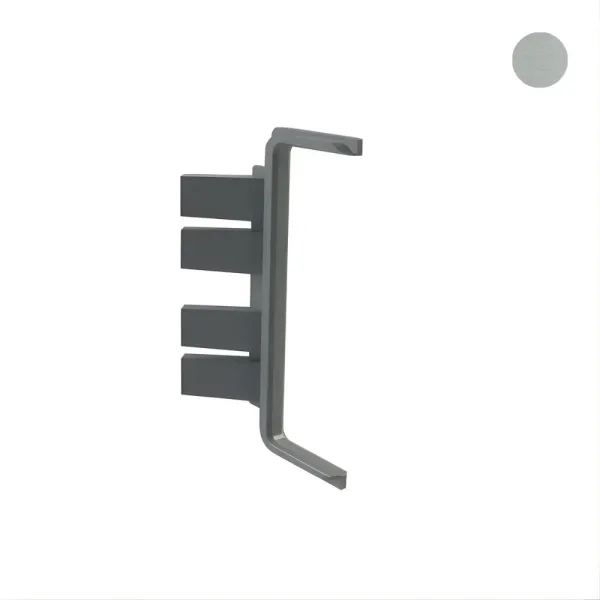 Joint for double profile GOLA II, angular, outer, stainless steel