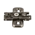 Plokštelė lankstui Metalla 540, Clip, H0mm, juoda