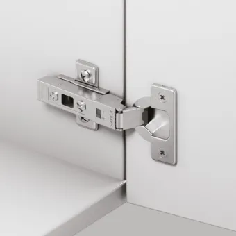 Hinge Metalla 540 Clip, Ø35mm, opening angle 110°, full overlay, with soft closing, 45/9.5, nickel 