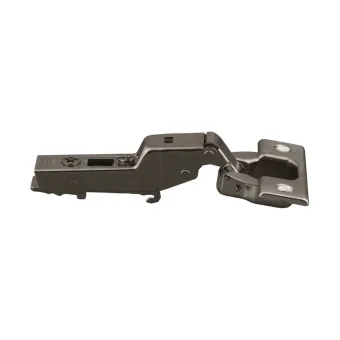 Hinge Metalla 540 Clip, Ø35mm, opening angle 110°, half overlay, with soft closing, 45/9.5, black