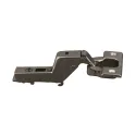 Hinge Metalla 540 Clip, Ø35mm, opening angle 110°, inset, with soft closing, 45/9.5, black