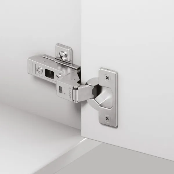 Hinge Metalla 540 Clip, Ø35mm, opening angle 110°, inset, with soft closing, 45/9.5, black