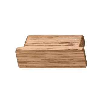 Handle 00072, cc32mm, L60mm, H24mm, lacquered natural oak