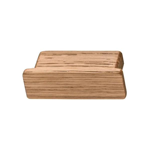 Handle 00072, cc32mm, L60mm, H24mm, lacquered natural oak