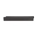Handle 00072, cc160mm, L190mm, H24mm, lacquered black oak