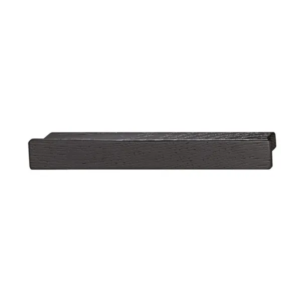 Handle 00072, cc160mm, L190mm, H24mm, lacquered black oak