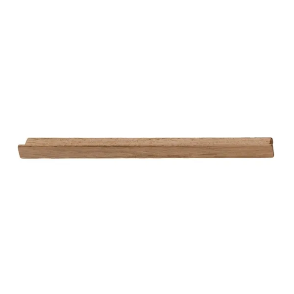 Handle 00072, cc320mm, L350mm, H24mm, lacquered natural oak
