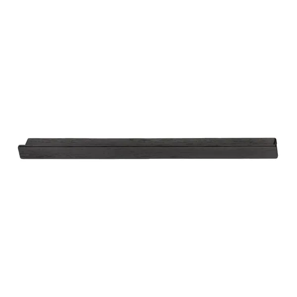 Handle 00072, cc320mm, L350mm, H24mm, lacquered black oak