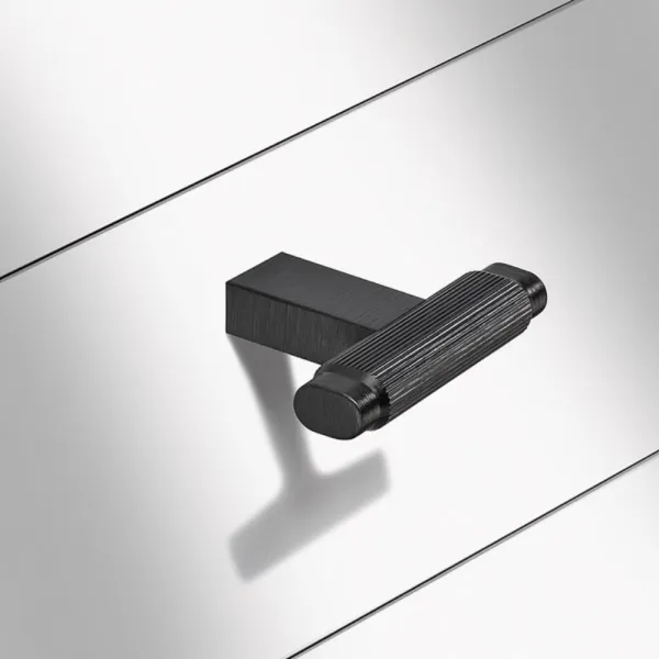 Knob 00078, L55mm, H37mm, brushed black