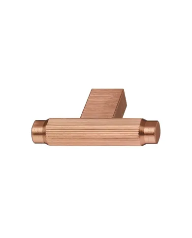 Knob T Brooklyn, L55mm, H37mm, brushed brass