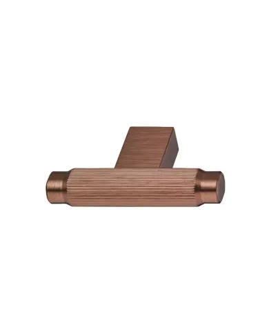 Knob T Brooklyn, L55mm, H37mm, bronze brushed