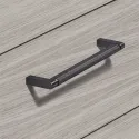 Handle Brooklyn, cc160mm, L170mm, H37mm, brushed black